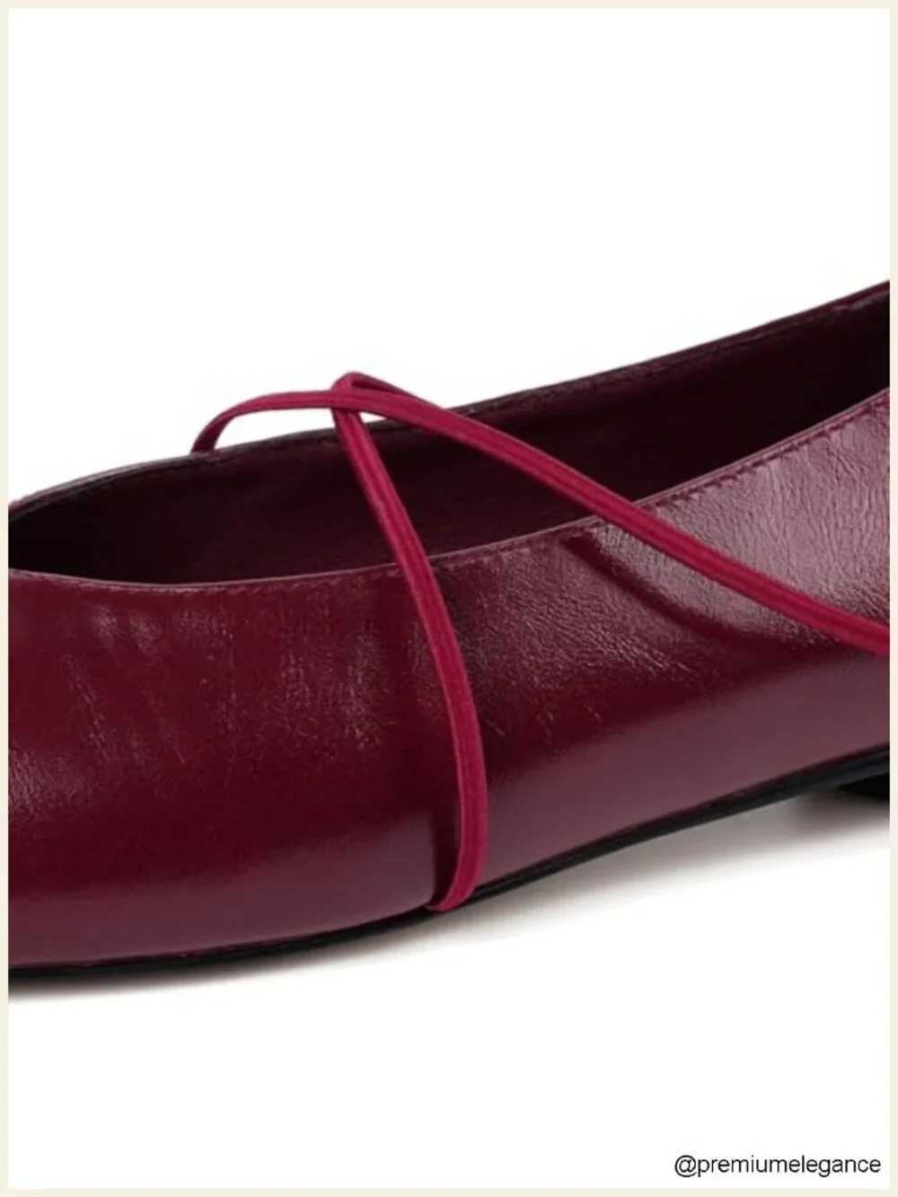 Women's Mary Jane Flats Square Toe Criss-Cross Straps Slip On Comfortable Work